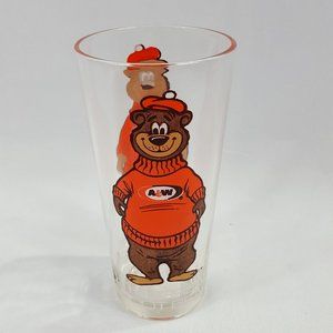 A&W Great Root Bear 1980s Vintage 6.25" Glass Restaurant Root Beer Soda Pop